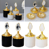 Maxbell Cone Incense Burner Holder Censer for Yoga Home Decor Desktop Craft Black L