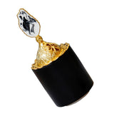 Maxbell Cone Incense Burner Holder Censer for Yoga Home Decor Desktop Craft Black L
