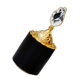 Maxbell Cone Incense Burner Holder Censer for Yoga Home Decor Desktop Craft Black L