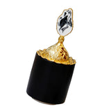 Maxbell Cone Incense Burner Holder Censer for Yoga Home Decor Desktop Craft Black L