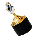 Maxbell Cone Incense Burner Holder Censer for Yoga Home Decor Desktop Craft Black S