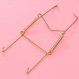Maxbell 1pc Invisible Wall Hanging Plate Hook Hangers Dish Display Holder Linear 12"