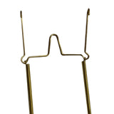 Maxbell 1pc Invisible Wall Hanging Plate Hook Hangers Dish Display Holder Linear 12"