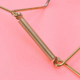 Maxbell 1pc Invisible Wall Hanging Plate Hook Hangers Dish Display Holder Linear 12"
