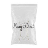 Maxbell 12" Invisible Wall Hanging Plate Hook Hanger Dish Display Holder W shape