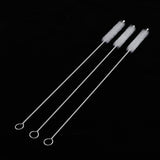 Maxbell Bent Drinking Straws Set of 4pcs Blue Silicone 2pcs Stainless and 2pcs Brush