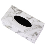 Maxbell PU Leather Tissue Box Case Cover Paper Napkin Holder Home Office Decor