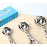 Maxbell  Stainless steel spoon kitchen for ice cream potatoes cookies Small