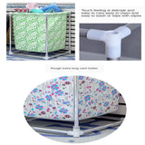 Maxbell Home Laundry Basket Folding Dirty Clothes Storage Basket Pink