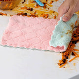 Maxbell 5x Household Kitchen & Dinning Dish Cloth Cleaning Rags   4 Colors