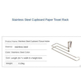 Maxbell Paper Towel Holder Under Cabinet Paper Roll Rack Towel Holder Tissue Hanger