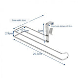 Maxbell Paper Towel Holder Under Cabinet Paper Roll Rack Towel Holder Tissue Hanger