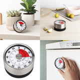 Maxbell Kitchen Cooking Alarm Clock Mechanical Soup Baking Yoga Reading Timer