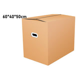 Maxbell 3pcs Large 50L Collapsible Cardboard Packing Moving Box with Lid and Handle