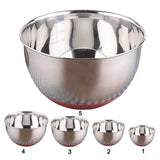 Maxbell  European Salad Bowl With Handle Silicone 304 Stainless Steel 53x53x60CM