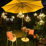 Maxbell LED Firework Hanging Lights Decorative DIY 50 Branch 150Led Warm white