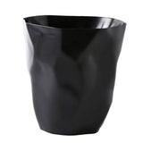 Maxbell Desktop Rubbish Bin Flowerpot Ashbin Dustbin Wastebasket Office Home Black