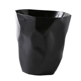 Maxbell Desktop Rubbish Bin Flowerpot Ashbin Dustbin Wastebasket Office Home Black