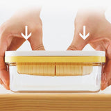 Maxbell Butter Keeper with Slicer Cutter Storage Container Double Layer