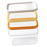 Maxbell Butter Keeper with Slicer Cutter Storage Container Double Layer
