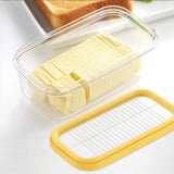 Maxbell Butter Keeper with Slicer Cutter Storage Container Double Layer