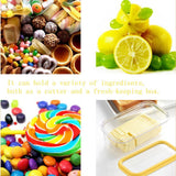 Maxbell Butter Keeper with Slicer Cutter Storage Container Double Layer