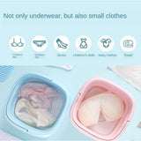 Maxbell Home Travel Laundry Machine Portable Laundry Machine for Camping Pink