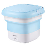 Maxbell Home Travel Laundry Machine Portable Laundry Machine for Camping Blue