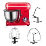 Maxbell Kitchen Electric Stand Mixer Cake Dough Makers Tilt-Head 1500W Red