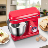 Maxbell Kitchen Electric Stand Mixer Cake Dough Makers Tilt-Head 1500W Red