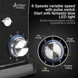 Maxbell Kitchen Electric Stand Mixer Cake Dough Makers Tilt-Head 1500W Black