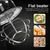 Maxbell Kitchen Electric Stand Mixer Cake Dough Makers Tilt-Head 1500W Black