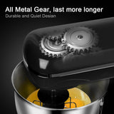 Maxbell Kitchen Electric Stand Mixer Cake Dough Makers Tilt-Head 1500W Black