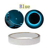 Maxbell Glow In The Dark Stickers Self-adhesive Tape Sticker Blue 1cmx3 meters