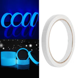 Maxbell Glow In The Dark Stickers Self-adhesive Tape Sticker Blue 1cmx3 meters