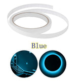 Maxbell Glow In The Dark Stickers Self-adhesive Tape Sticker Blue 1cmx3 meters