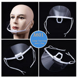 Maxbell 10x Safety Face Shield Anti-Saliva Kitchen Chef Hotel Visors Adjustable
