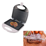 Maxbell Electric Grill for Steak Hamburger Bread Oven Breakfast Machine White