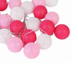 Maxbell 20 Cotton Ball Fairy Lights 3 meters String Light Wedding B_Battery Type
