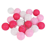 Maxbell 20 Cotton Ball Fairy Lights 3 meters String Light Wedding B_Battery Type