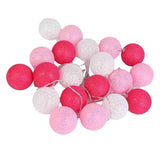Maxbell 20 Cotton Ball Fairy Lights 3 meters String Light Wedding B_Battery Type