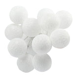 Maxbell 20 Cotton Ball Fairy Lights 3 meters String Light Wedding G_USB Type