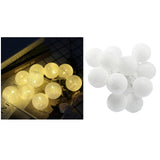Maxbell 20 Cotton Ball Fairy Lights 3 meters String Light Wedding G_USB Type