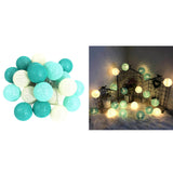 Maxbell 20 Cotton Ball Fairy Lights 3 meters String Light Wedding H_Battery Type