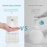 360ML Automatic Induction Disinfection Soap Alcohol Sprayer Dispenser