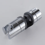 Shower Rail Head Slider Holder Bracket Clamp Stand 18-25mm Adjustable Gray