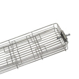 Maxbell  Stainless Steel Grill Basket BBQ Rotary Oven Cage Rack Large for 30-42L Oven