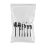 Maxbell Silicone Spatulas Set Cake Mixing Scraper Baking Nonstick Utensil Black 6pcs