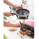 Maxbell Silicone Spatulas Set Cake Mixing Scraper Baking Nonstick Utensil Black 6pcs