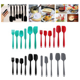 Maxbell Silicone Spatulas Set Cake Mixing Scraper Baking Nonstick Utensil Black 6pcs
